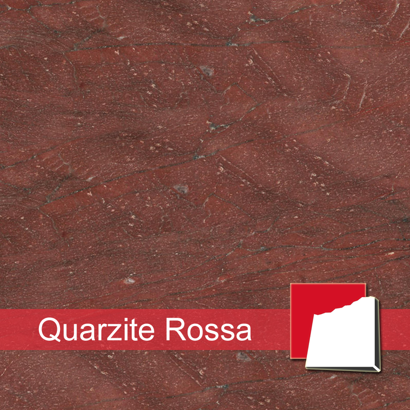 Quarzite Rossa Granitfliesen