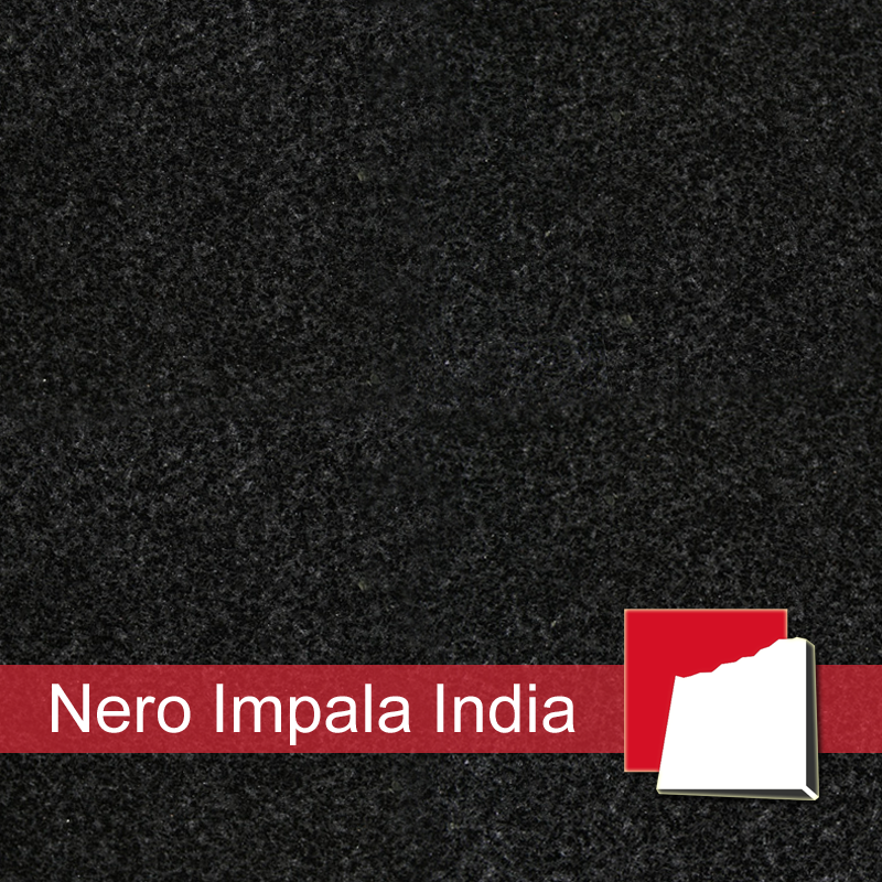 Terrassenplatten Nero Impala India