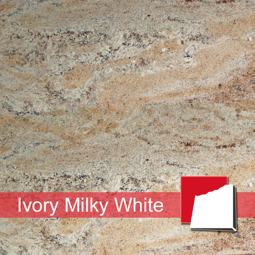 Ivory Milky White Granitplatten