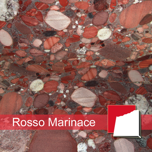 Marinace Rosso Granitplatten