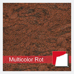Granit Multicolor Rot